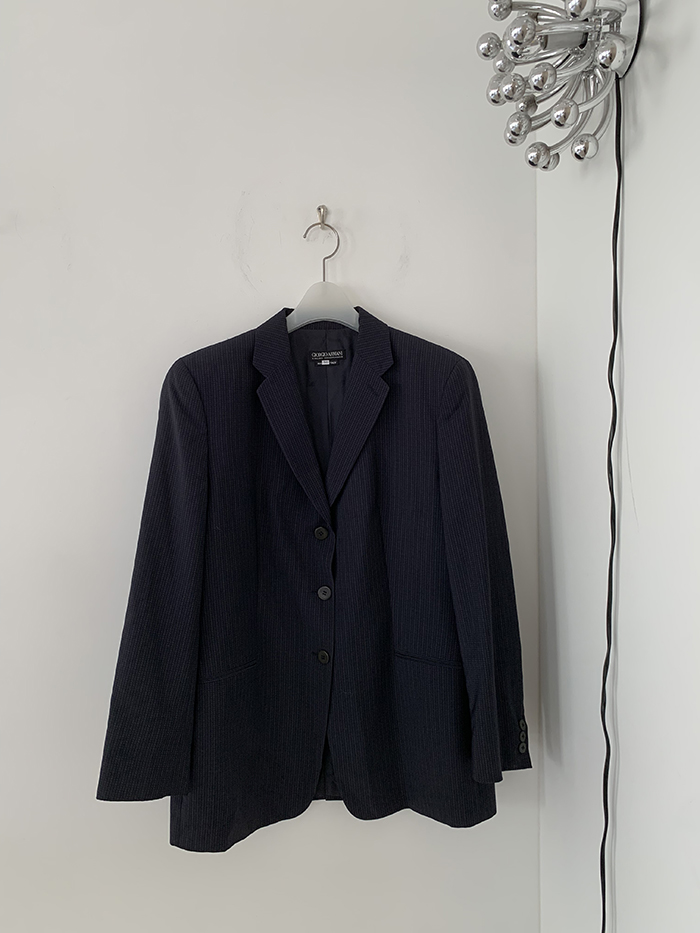 90's "Giorgio Armani" Three buttons wool Jacket