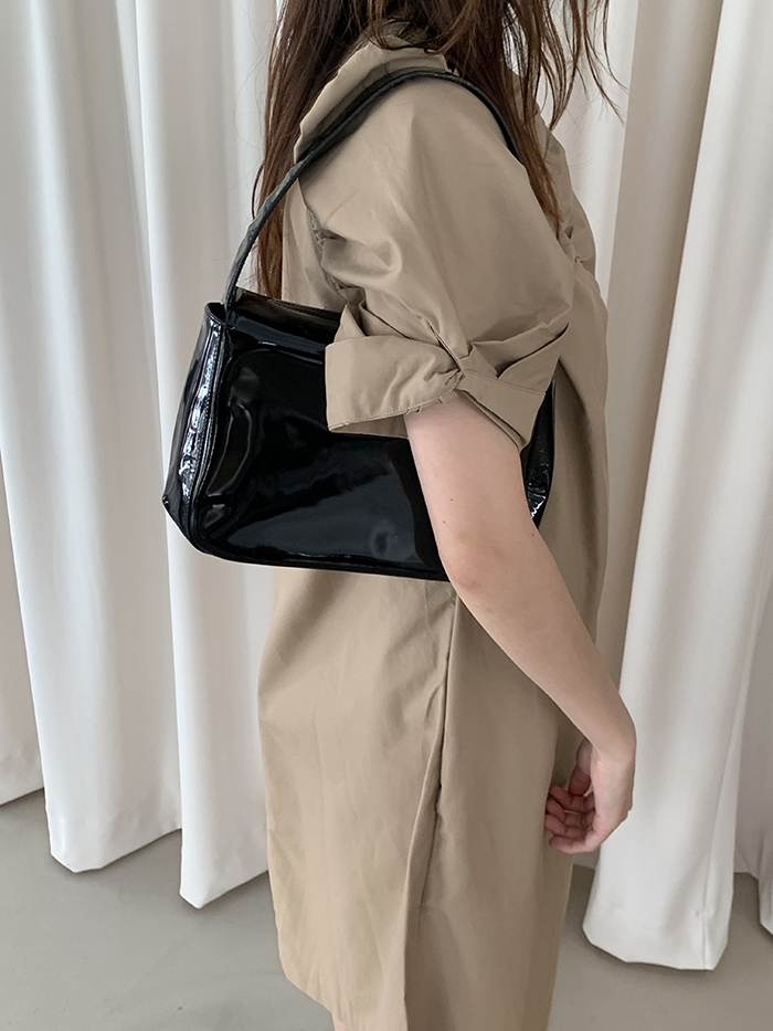 90's - 00's "PRADA" Leather Tote Bag (rare design) 복제