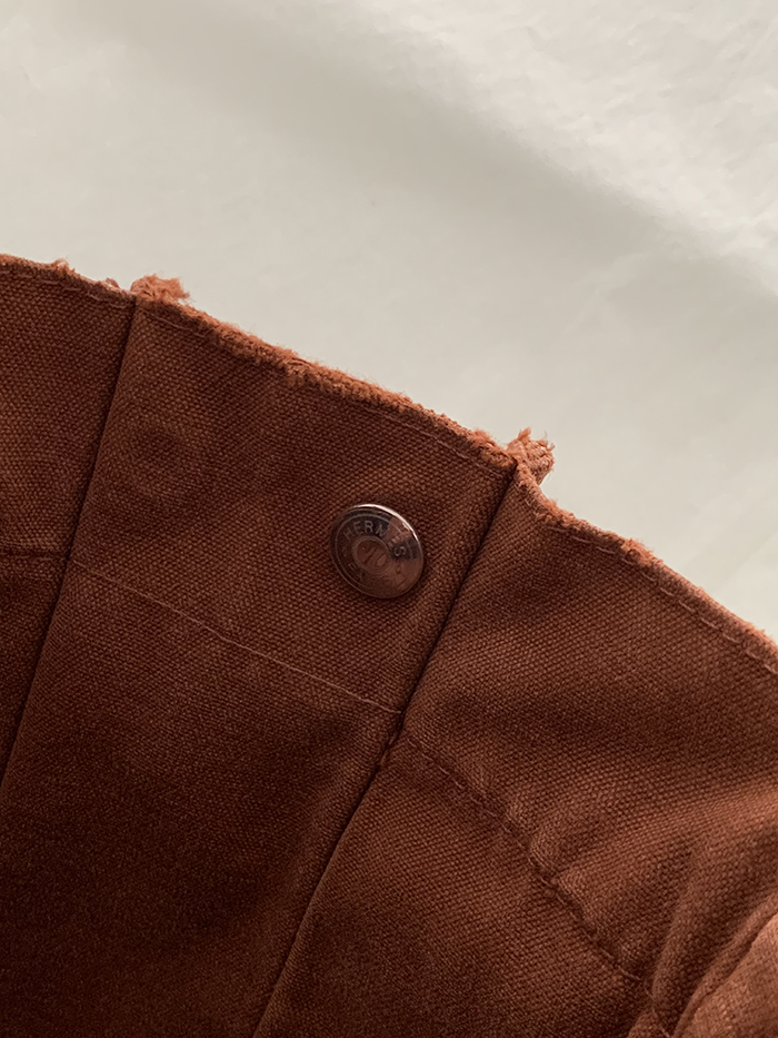 Vintage "Hermes" Fourre Tout Bag (Distressed) 복제