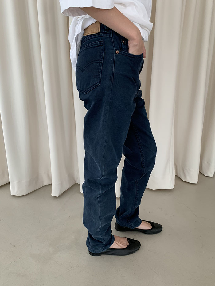 80's Levi's 606 - 0214 - size 24-25 (classic straight fit) 복제