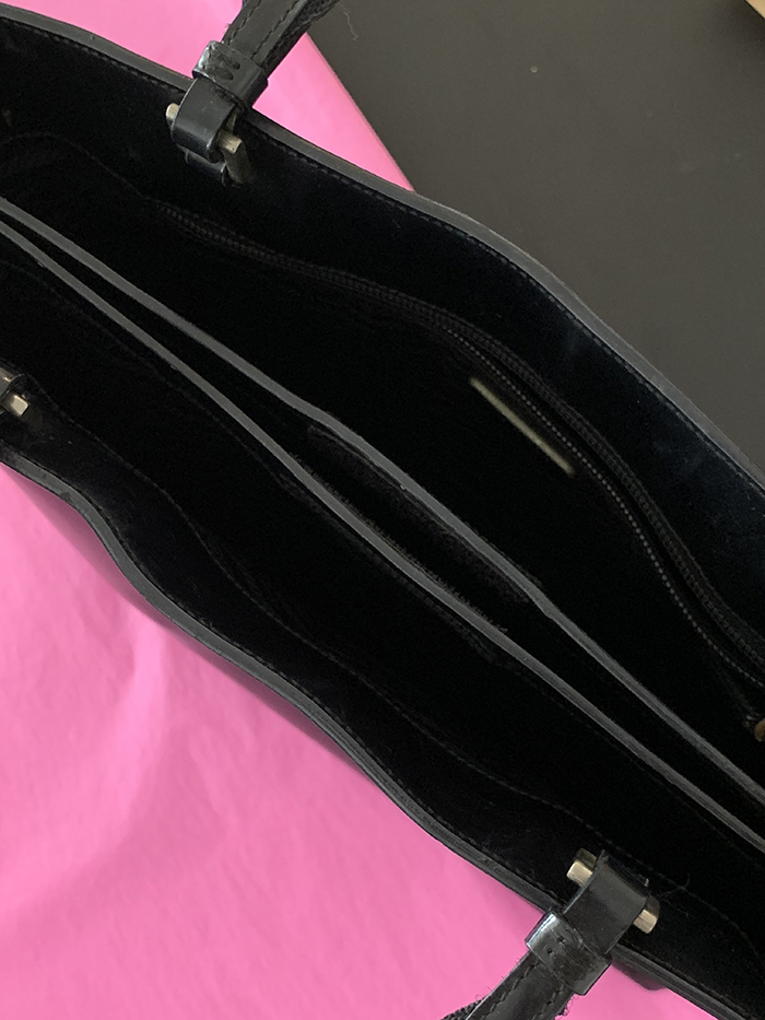 90's - 00's "PRADA" Leather Tote Bag (rare design) 복제