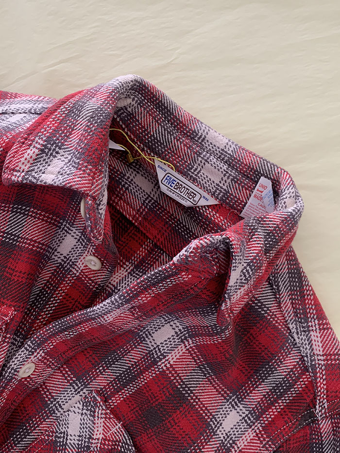 90's "Five Brother" cotton Shirt 복제 복제