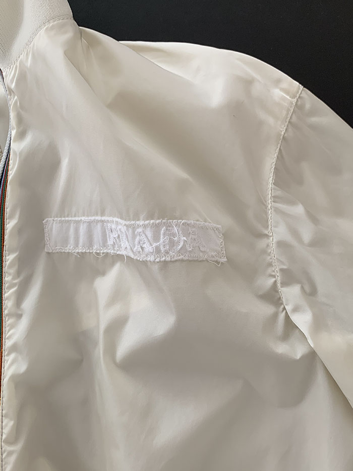 90's "PRADA" nylon zip up collar Jacket 복제