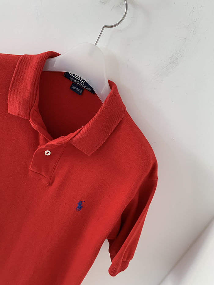 90's "Polo Ralph Lauren USA" Pique Shirt 복제 복제 복제 복제