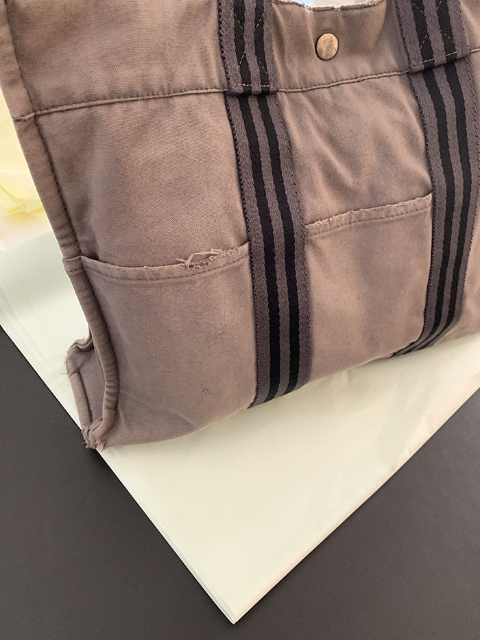 Vintage "Hermes" Fourre Tout Bag (Distressed)