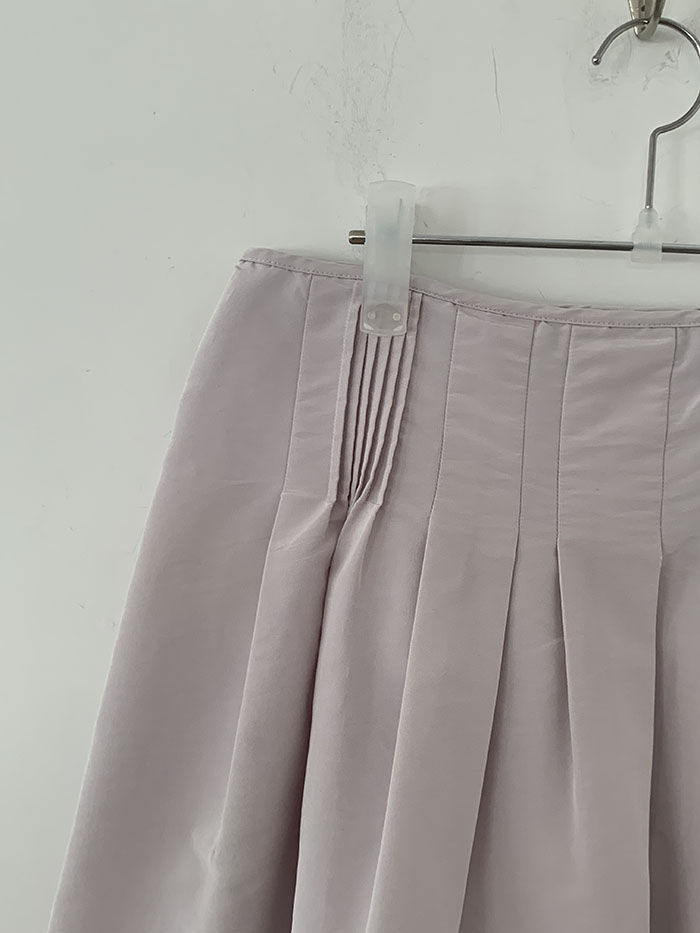 00's "Prada" cotton Button Skirt 복제