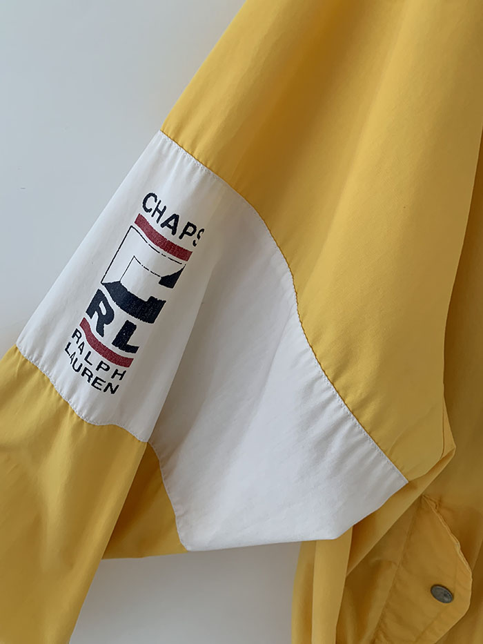 80's "Chaps by Ralph Lauren" wool Varsity Jacket (Rare Design) 복제