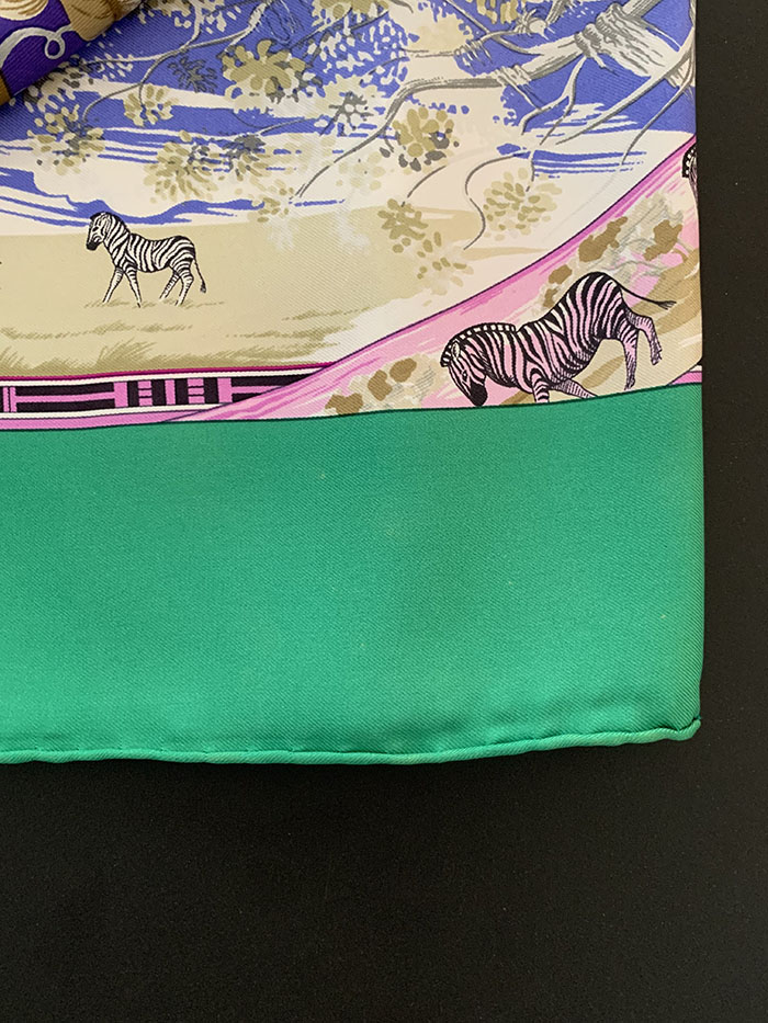 90-00's "Hermes" Silk Scarf 복제