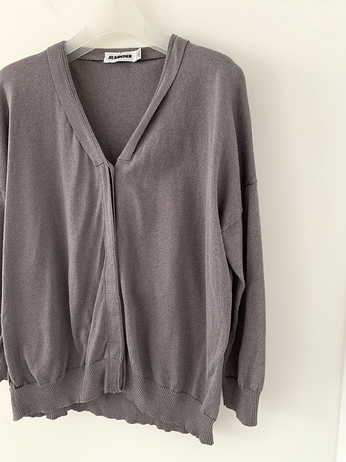 00's "JIL SANDER by Raf Simons" cotton Cardigan 복제