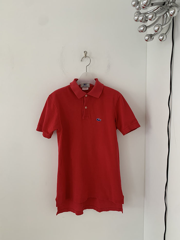 80's "Lacoste" USA Cotton Pique Shirt 복제