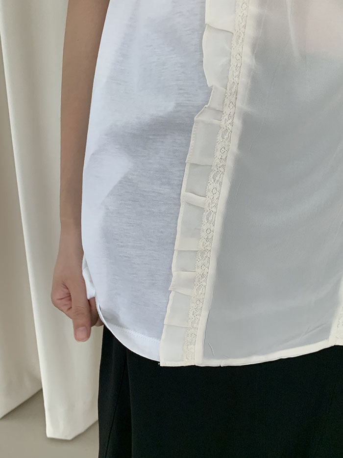 2011's "PRADA" Cotton Blouse Top 복제 복제