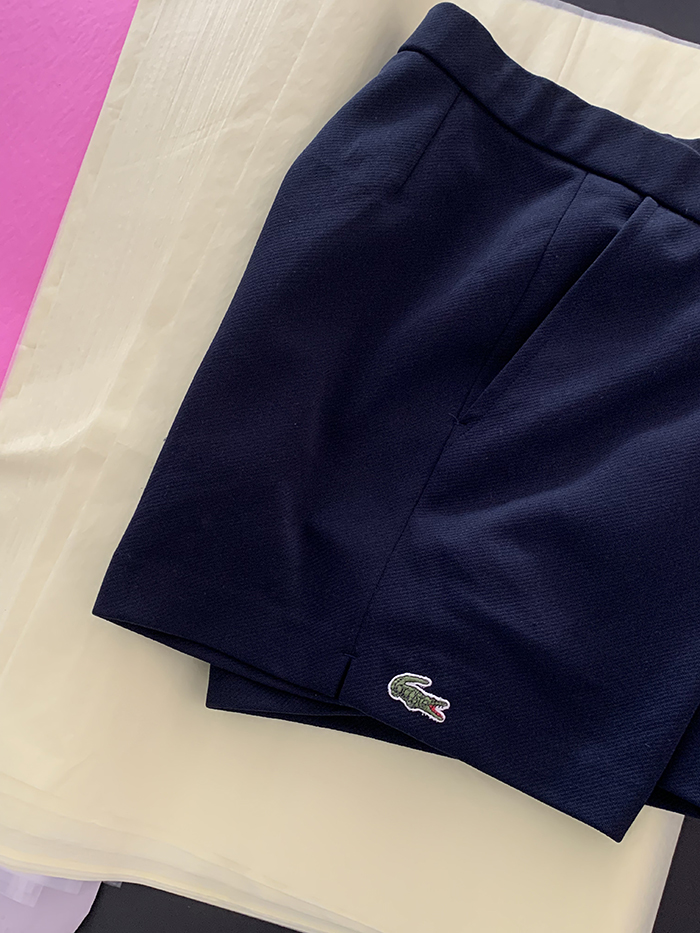 (Deadstock) 80's "Lacoste" cotton Short Pants (Rare Design) 복제