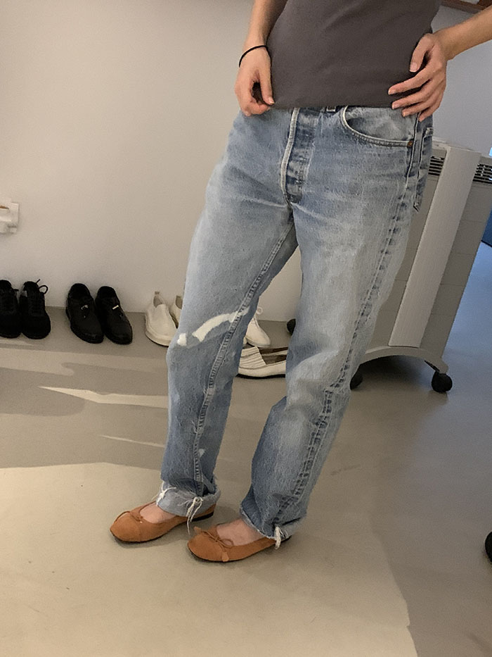 00s "Hermes" Logo Leather Shoes 복제