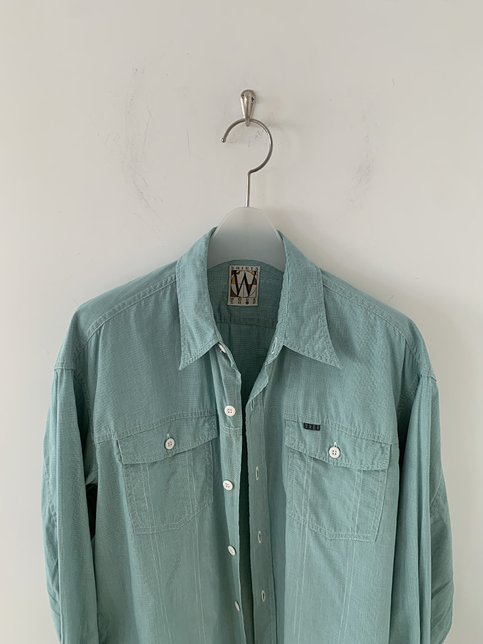 80's "WORK SHOP by Yohji Yamamoto" cotton pocket Shirt