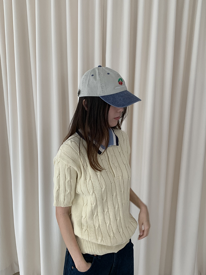 90's "Polo Ralph Lauren" cotton Pique Knit