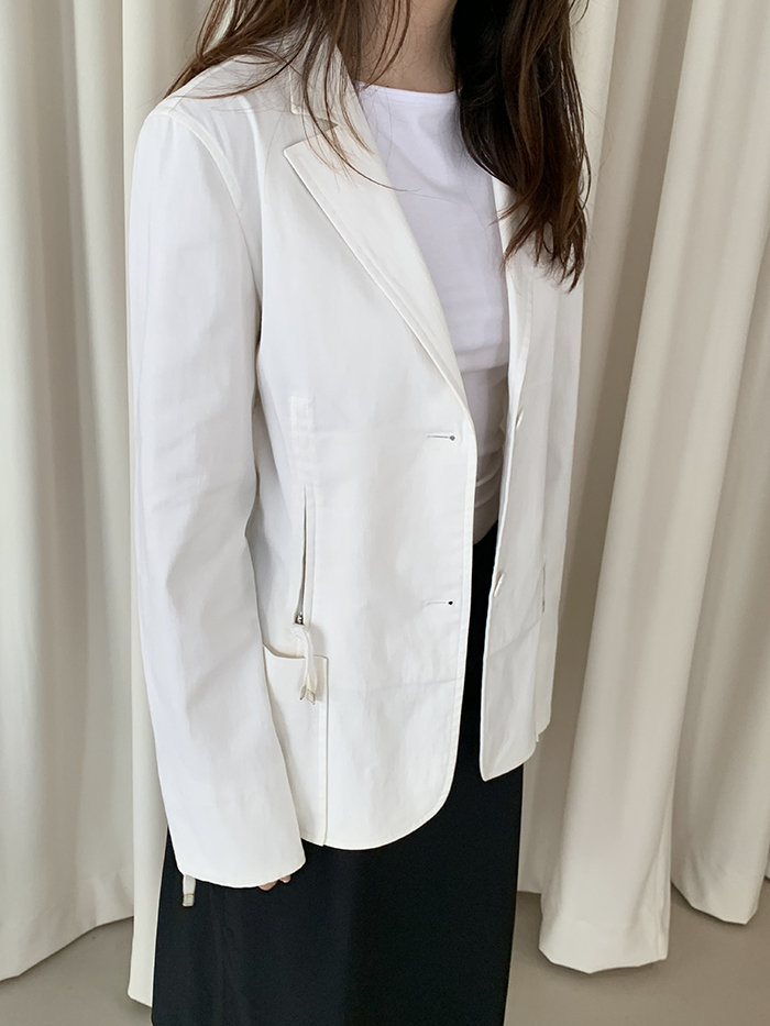 90's "JIL SANDER" silk Summer Jacket 복제 복제