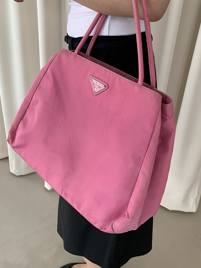90's "PRADA" nylon Tote Bag