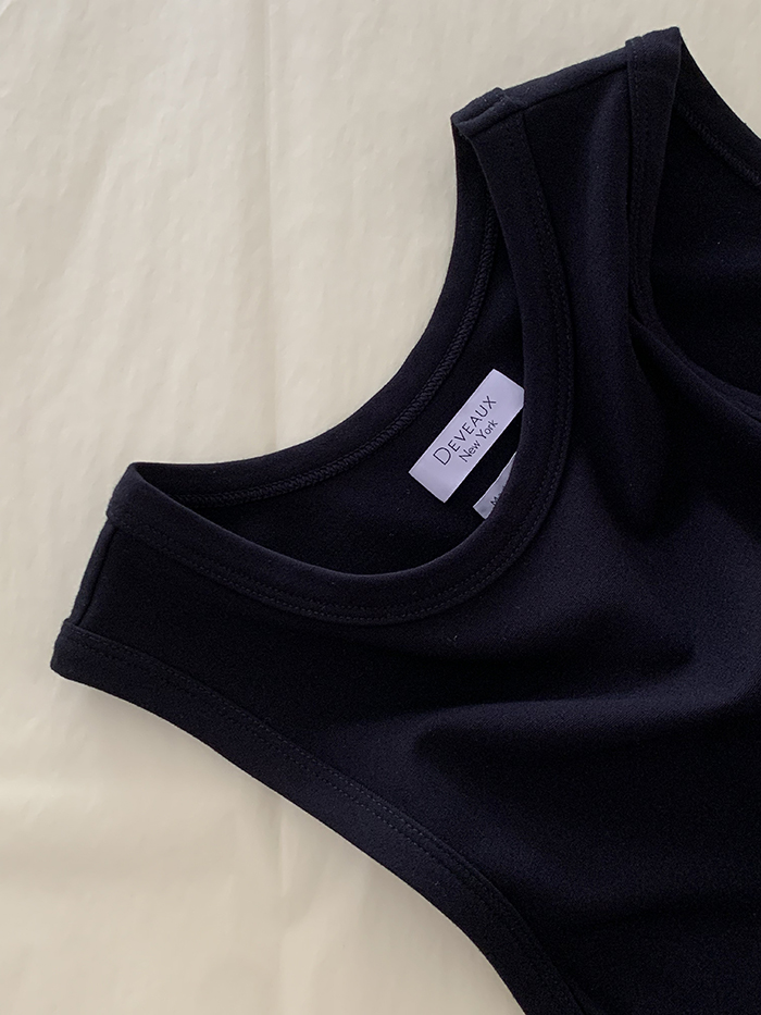 (new product) "Deveaux New York" cotton shirring Dress 복제