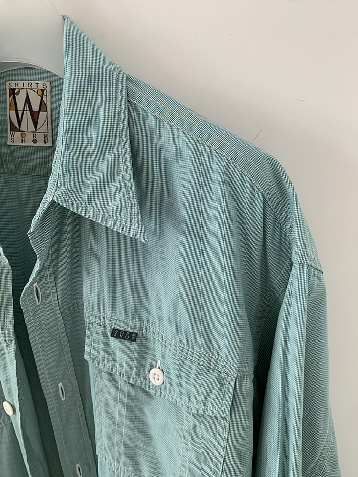 80's "WORK SHOP by Yohji Yamamoto" cotton pocket Shirt