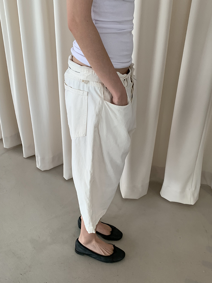 90's "Marithe Francois Girbaud" Virgin Wool Shorts 복제