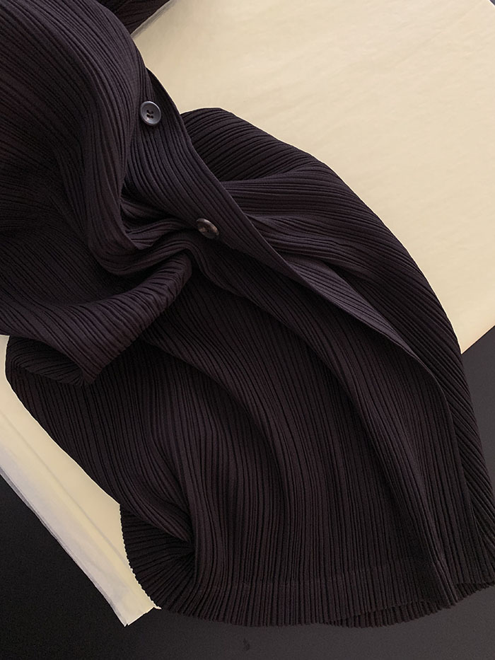 80's "HAI by ISSEY MIYAKE" Leather Skirt 복제