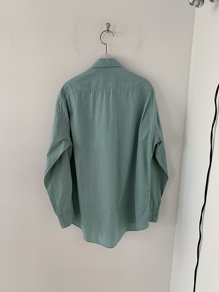 80's "WORK SHOP by Yohji Yamamoto" cotton pocket Shirt