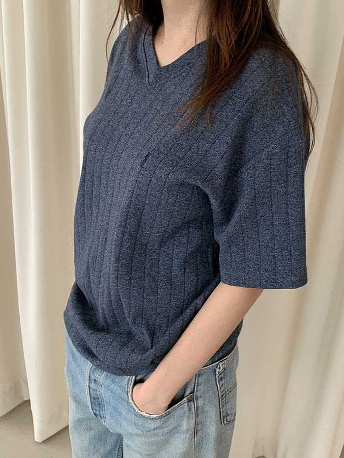 90's "Yves Saint Laurent" Cotton Pique Knit 복제