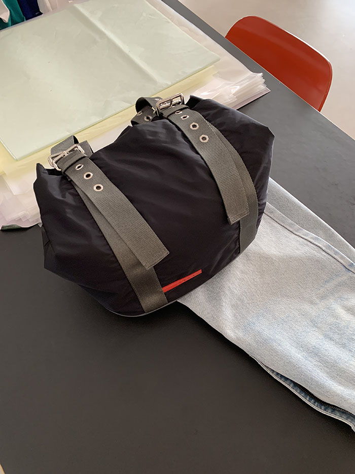 90's "PRADA Sport" Tote Bag (Rare Design)