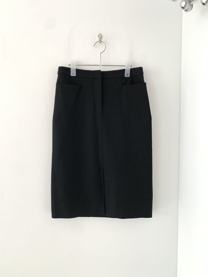 00's "JIL SANDER" wool check Skirt 복제