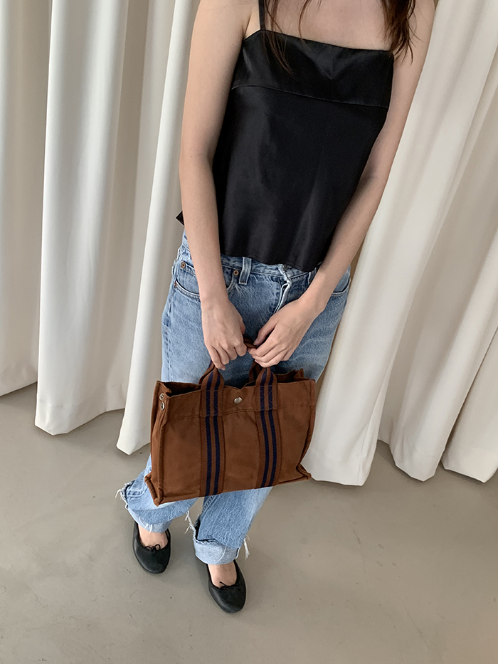 Vintage "Hermes" Fourre Tout Bag (Distressed) 복제