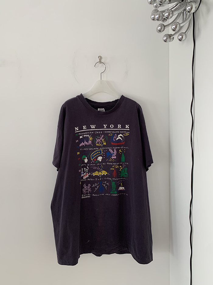 80's "NEW YORK" USA T-shirt
