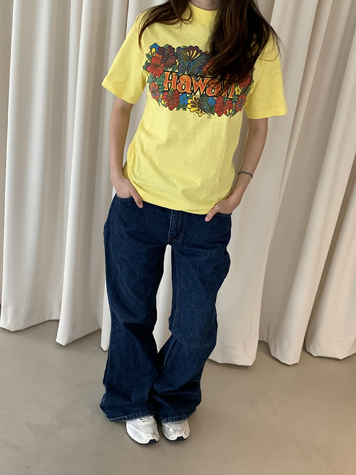 (Deadstock) 80's "Hawaii" USA T-shirt