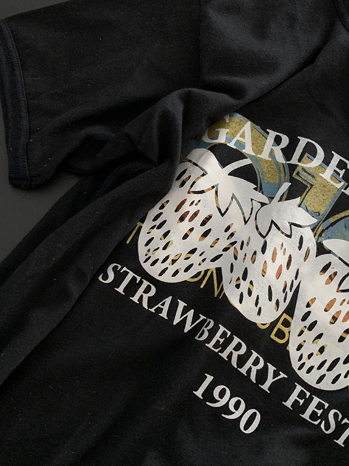 Vintage "GARDEN GROVE STRAWBERRY FESTIVAL 1990" 복제