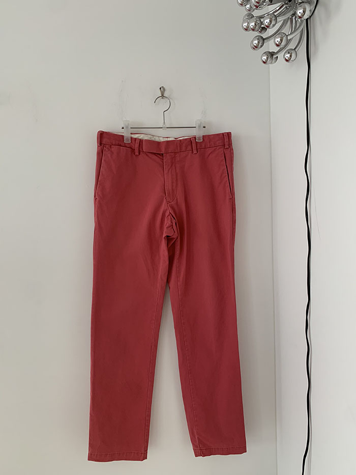 90's "Polo Jeans" Washed Blue Chino Pants 복제