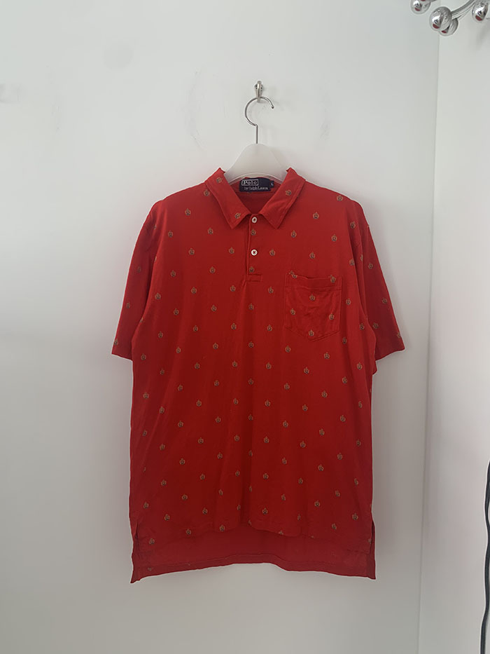 90's "Polo Ralph Lauren USA" Pique Shirt 복제