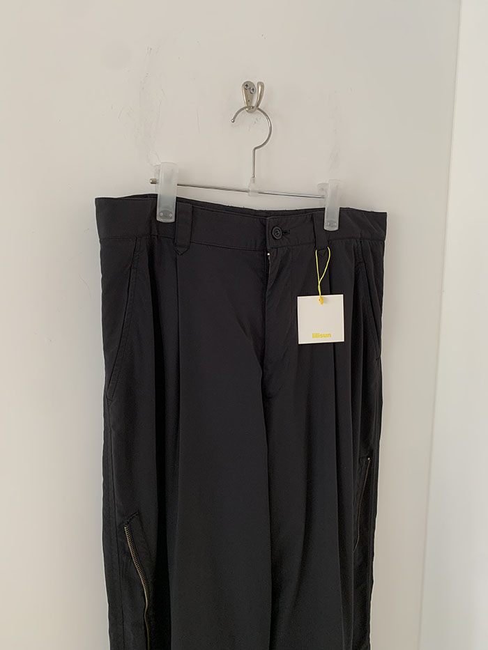 80's "ISSEY MIYAKE" side zip wide Pants (Archive)