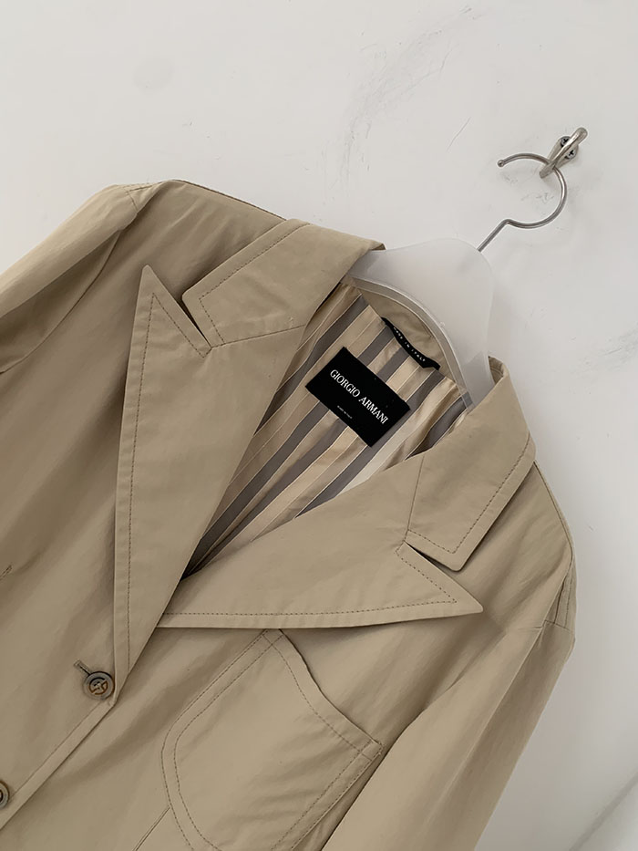 00's "Giorgio Armani" cotton Jacket 복제