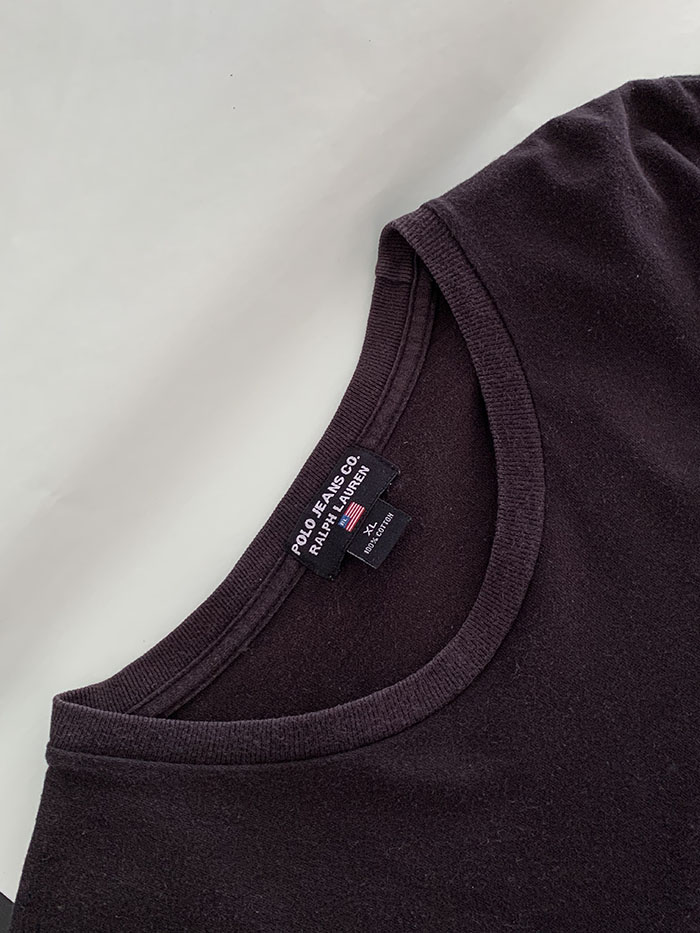 90's "Polo Ralph Lauren" cotton Pocket T-shirt 복제