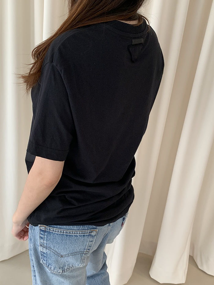 2020's "PRADA" Cotton Blouse Top /상세추가