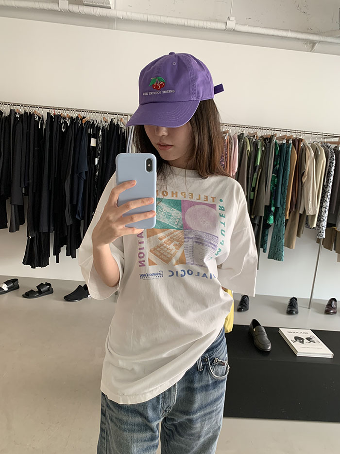 (new product) "Cherry Country Club" Cap (Lavender)