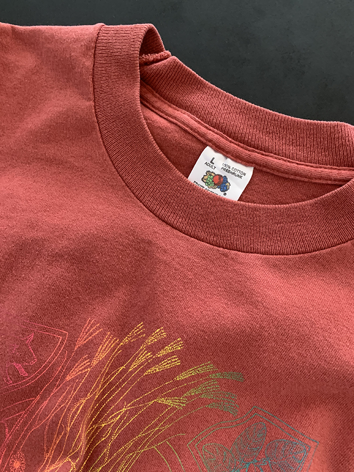 900's "Flower" USA cotton T-shirt