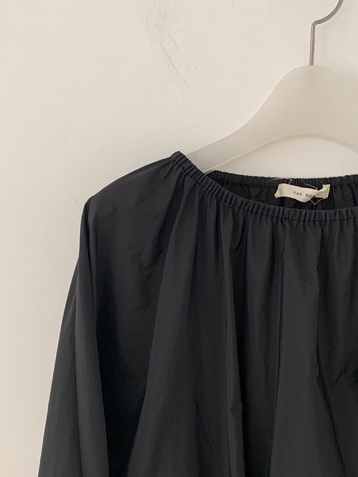 00's "THE ROW" viscose rayon back button Blouse 복제 복제