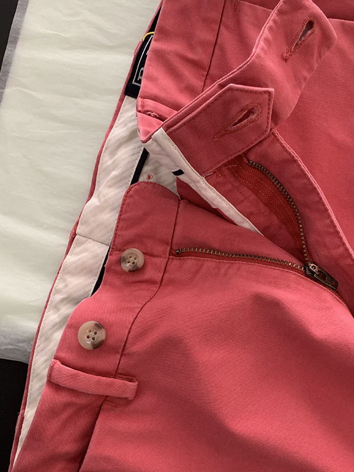 90's "Polo Jeans" Washed Blue Chino Pants 복제
