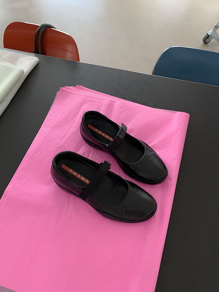 (Deadstock) 00's "PRADA" sandal shoes 복제