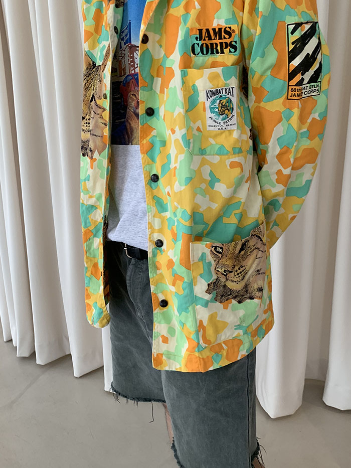 00's "Polo Ralph Lauren" cotton x linen Military Coat 복제