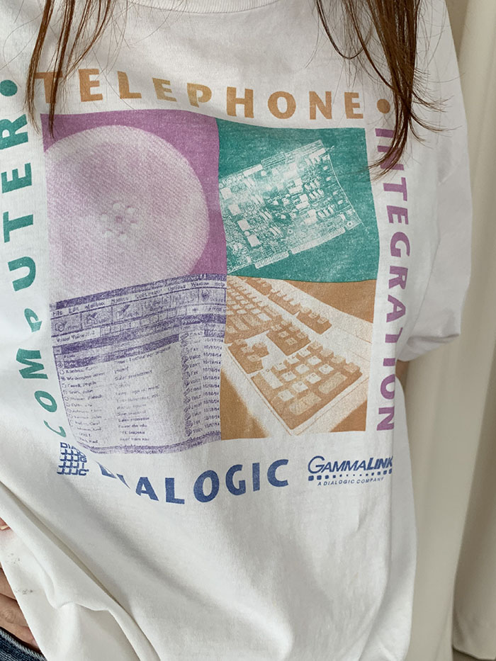 90's "Gammalink" USA T-shirt