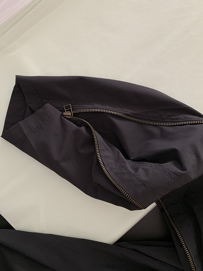 80's "ISSEY MIYAKE" side zip wide Pants (Archive)