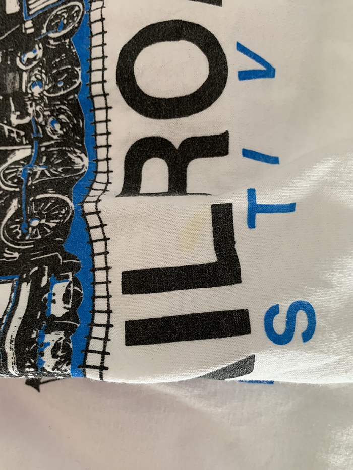 90's "RAIL ROAD" USA T-shirt