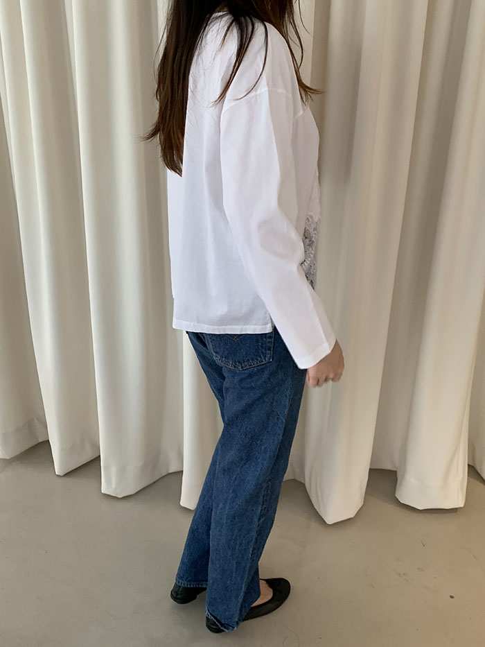 2020's "PRADA" Cotton Blouse Top