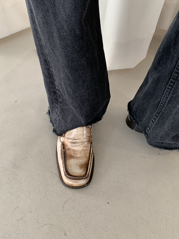 (Deadstock) 00's "PRADA" Flat Shoes 상세 찍어서 올리기 복제